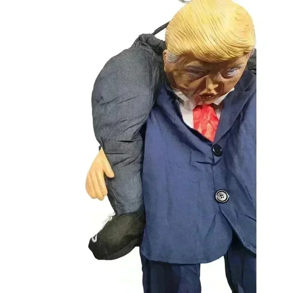 Youth Donald Trump Piggyback Suit Ride On Costume - Picture 3 of 7